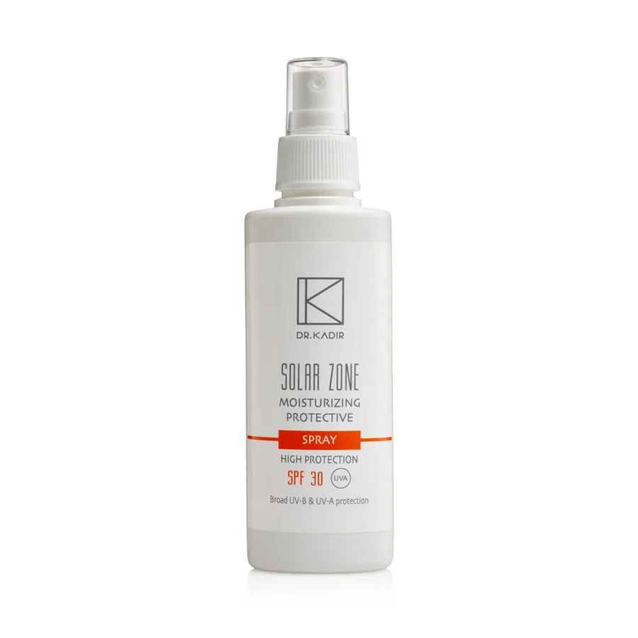 Dr. Kadir Solar Zone Moisturizing Protective Spray SPF 30+ — зволожуючий захисний спрей spf 30+ 125 мл